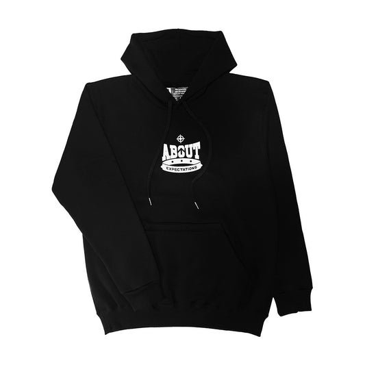 Hoodie About Expectations Negro