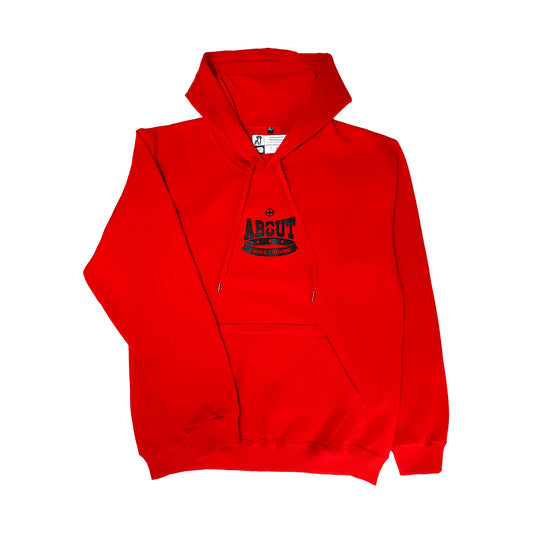 Hoodie About Expectations Rojo