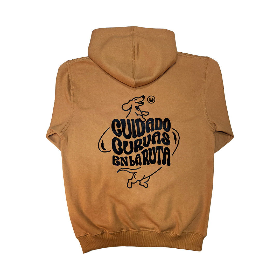Hoodie Sin Enredos Camel