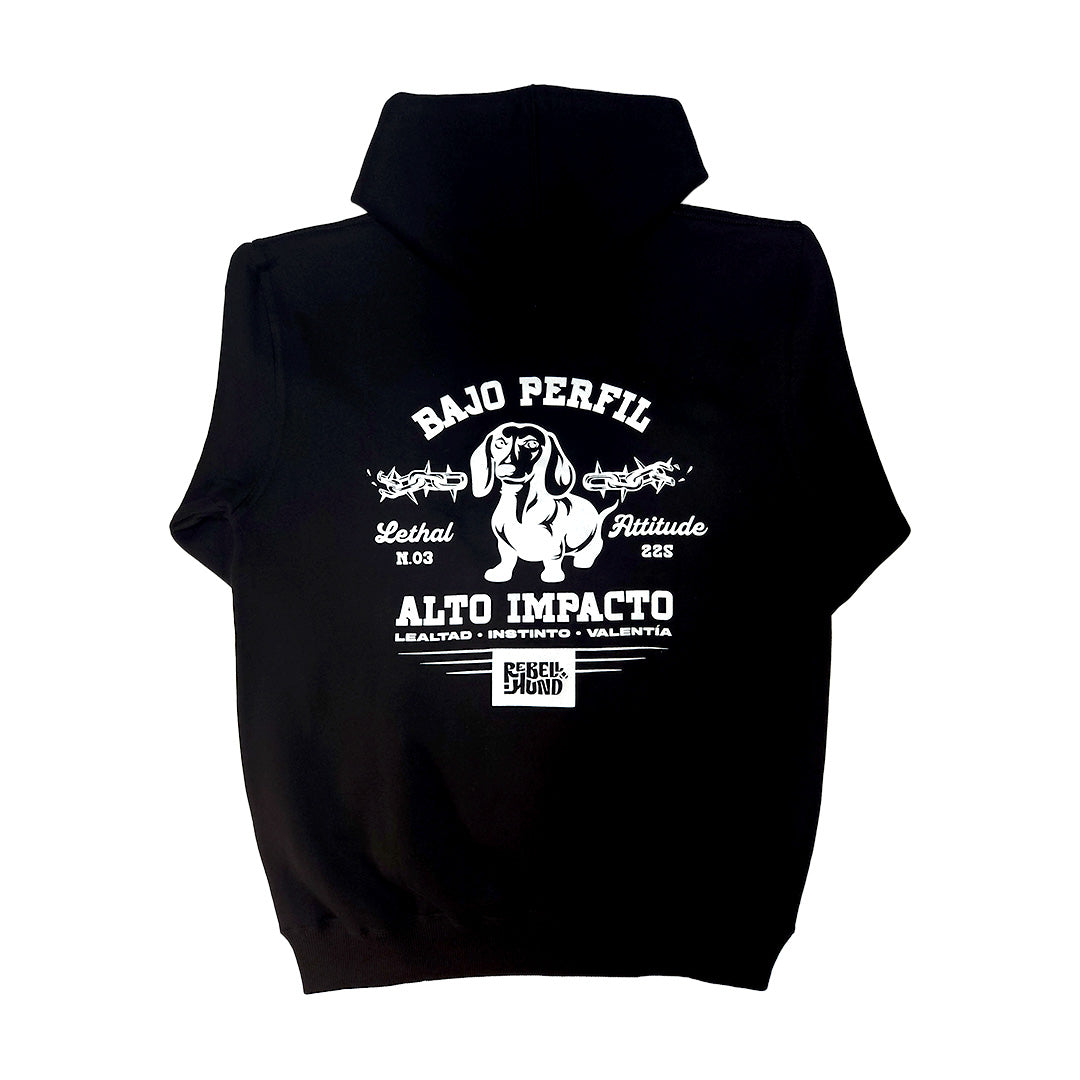 Hoodie About Expectations Negro