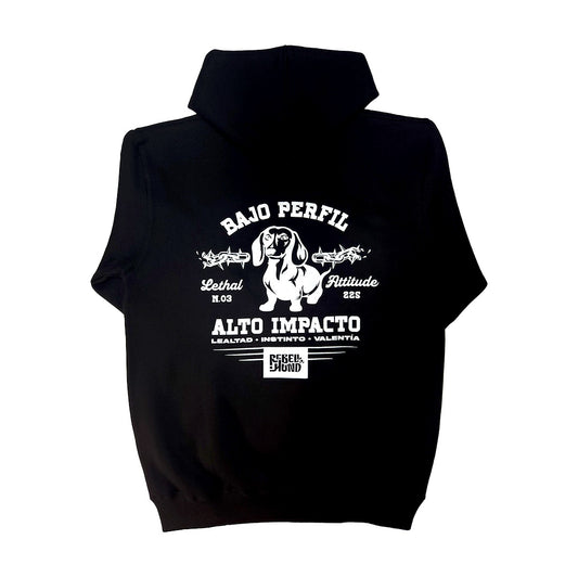 Hoodie About Expectations Negro