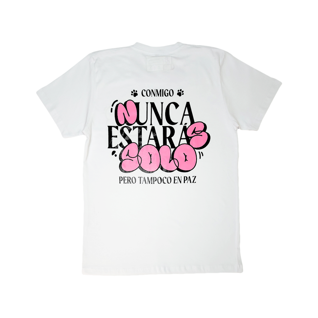 Polera Bad Dog Blanca
