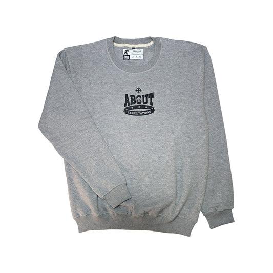 Polerón Crewneck About Expectations Gris