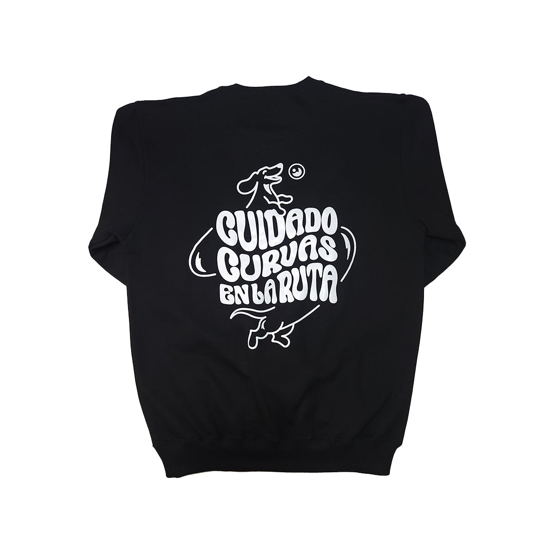 Polerón Crewneck Sin Enredos Negro