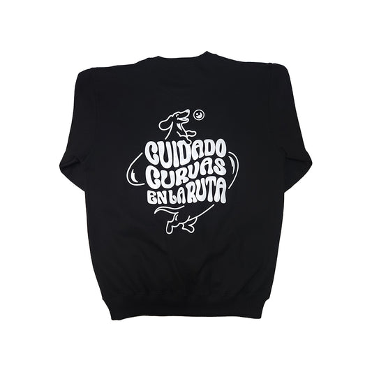 Polerón Crewneck Sin Enredos Negro