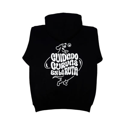 Hoodie Sin Enredos Negro