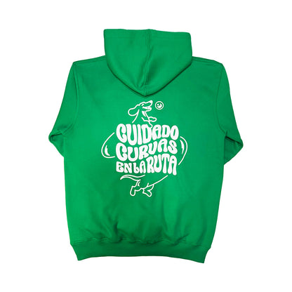 Hoodie Sin Enredos Verde Americano