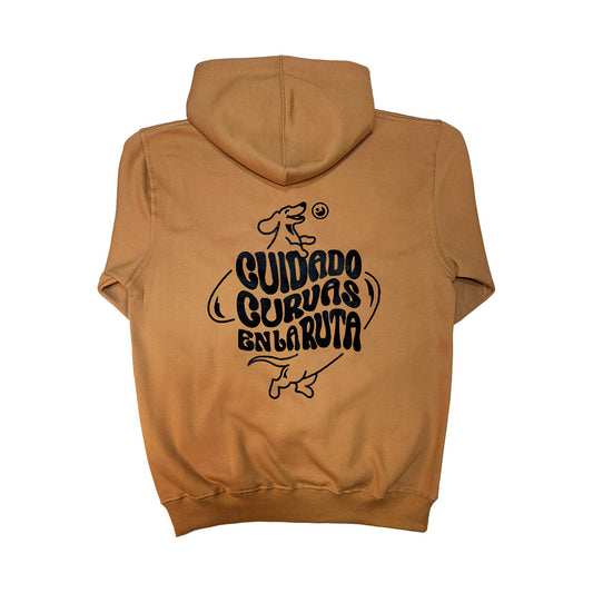 Hoodie Sin Enredos Camel