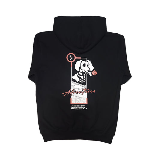 Hoodie Adventures Negro