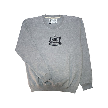 Polerón Crewneck About Expectations Gris